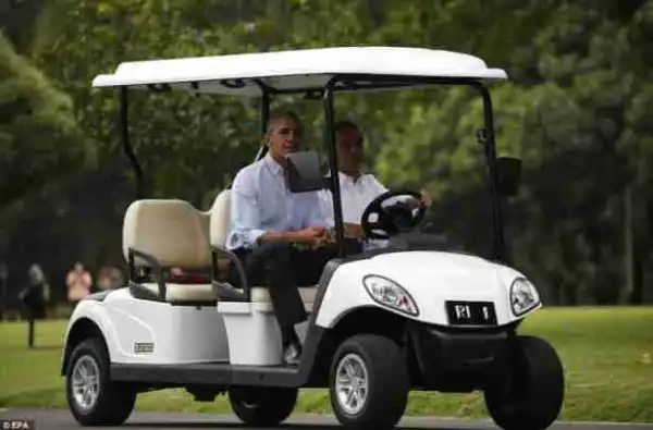 Barack Obama Relaxes With Indonesian President At His 2000-acre Palace. Photos